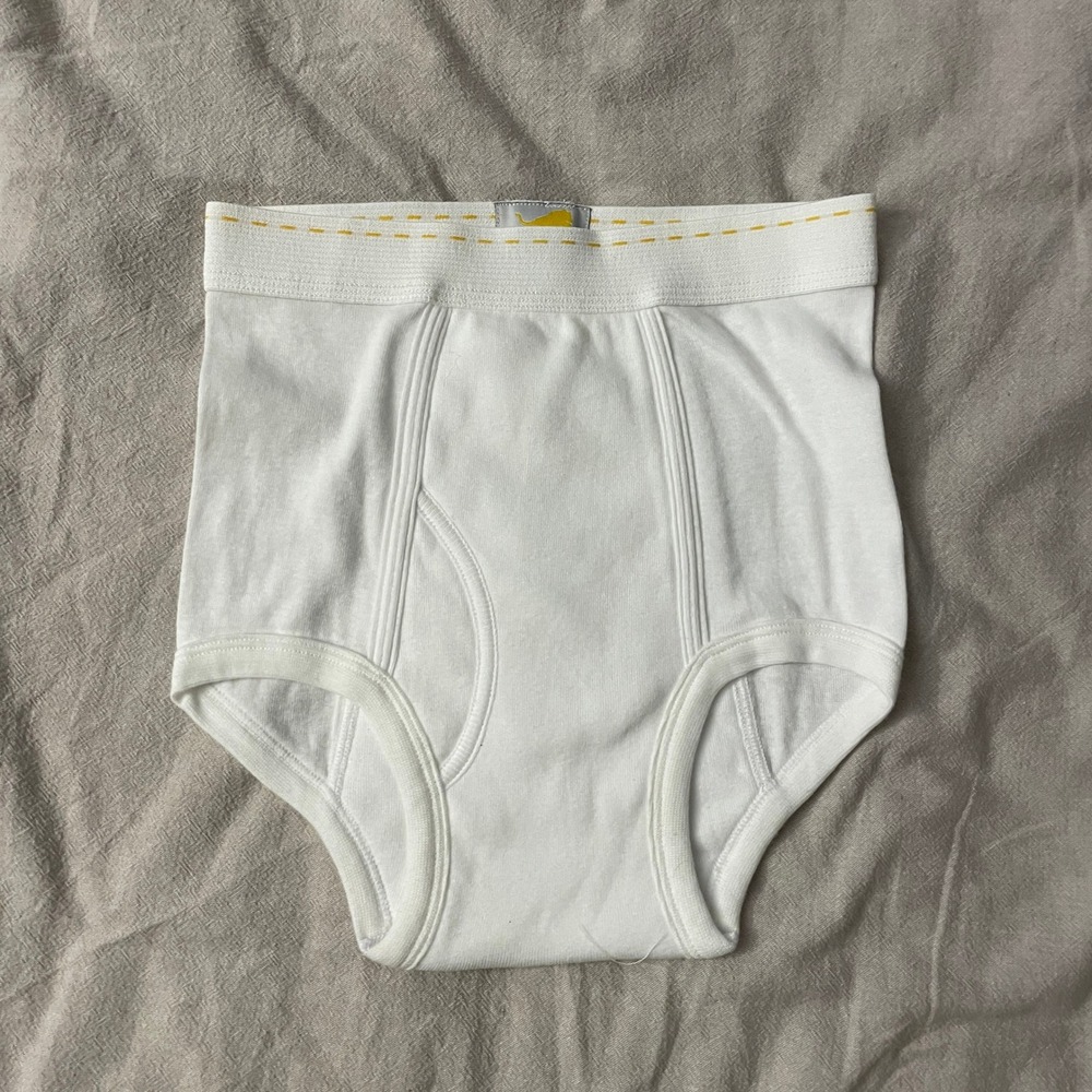 Tiger Briefs Boys Teens 14-16 White Ribbed Cotton Underwear NEW